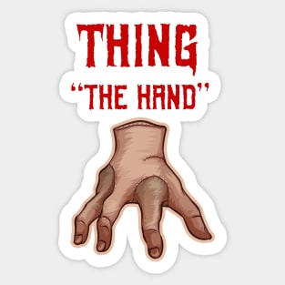 Thing  Addams The Hand Sticker